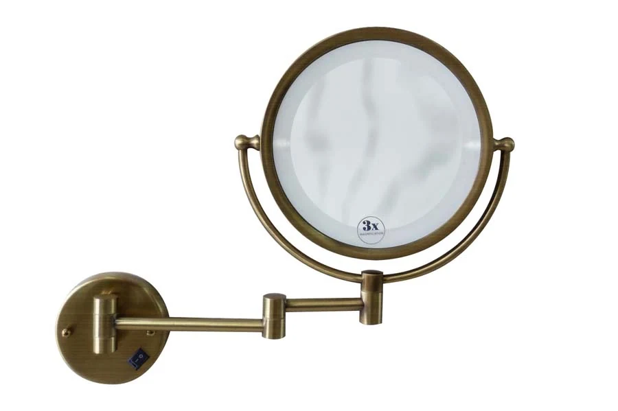 Зеркало Boheme Medici 501-BR 25×25×32 мм, цвет бронза