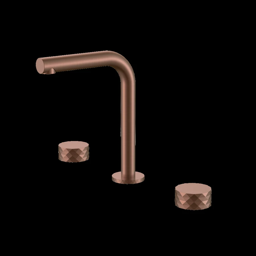 Смеситель для раковины Boheme Stick 152-BRB.1 202×345×178 мм, цвет бронза брашированная