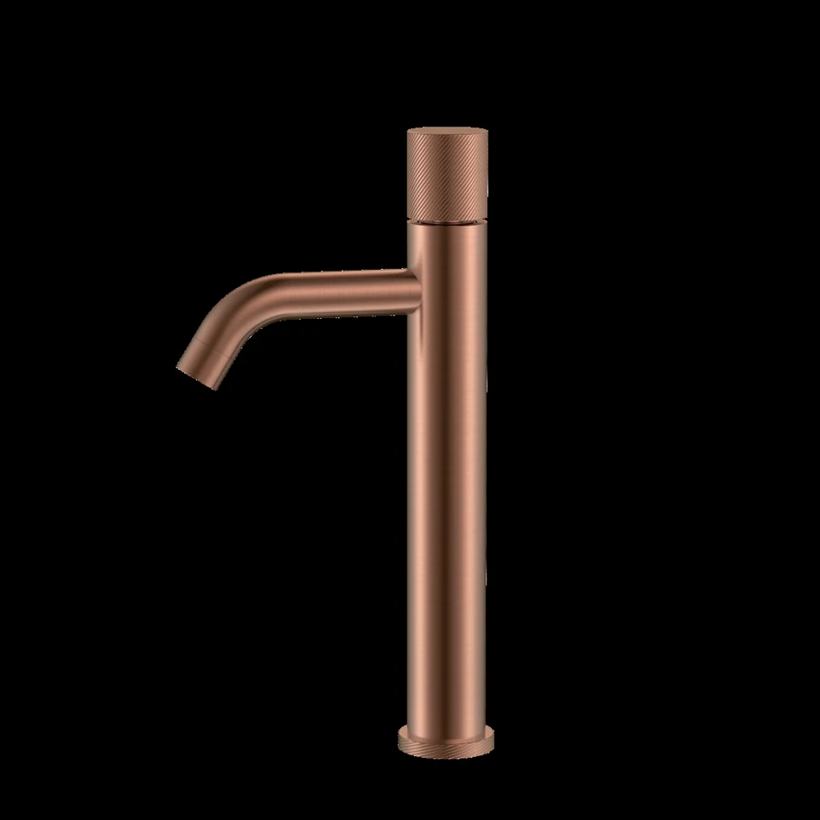 Смеситель для раковины-чаши Boheme Stick 122-CB.4 160×45×331 мм, цвет медь брашированная