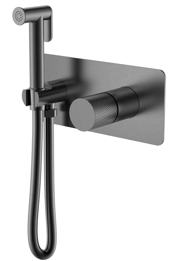 Гигиенический душ Boheme Stick 127-GM.2 203×230×100 мм, цвет графитовый