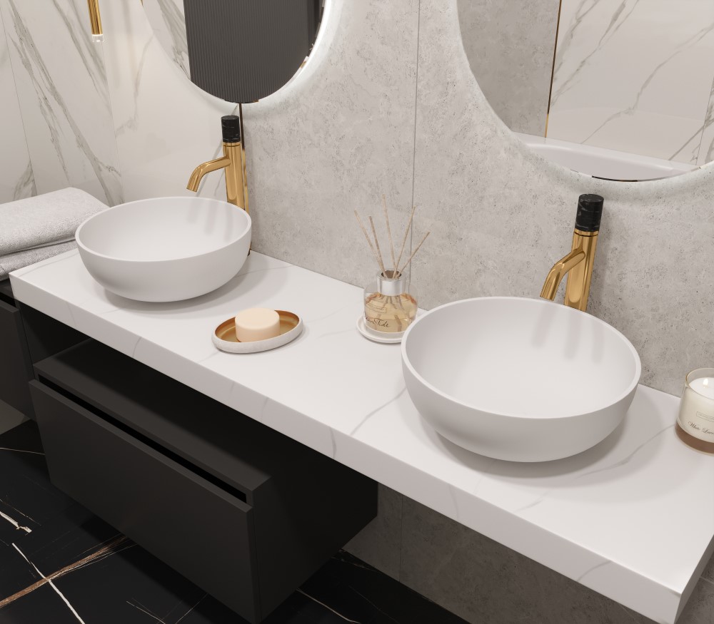 Столешница для ванной Armadi Art Flat 869-160-CLCT 161×46×7 см — Основное изображение