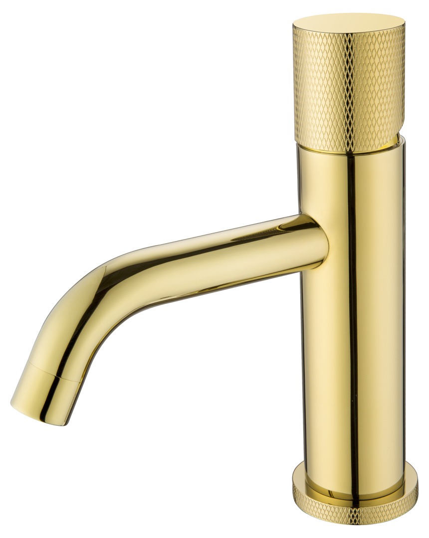 Смеситель для раковины Boheme Stick 121-GG.2 160×45×201 мм, цвет золото — Основное изображение
