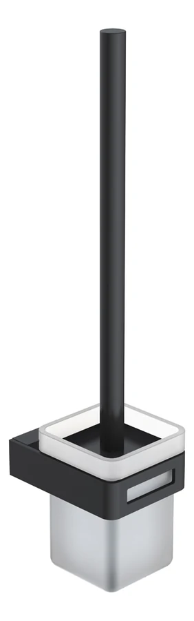Ёршик для унитаза Boheme Q 10954-B 130×388×93 мм, цвет черный матовый