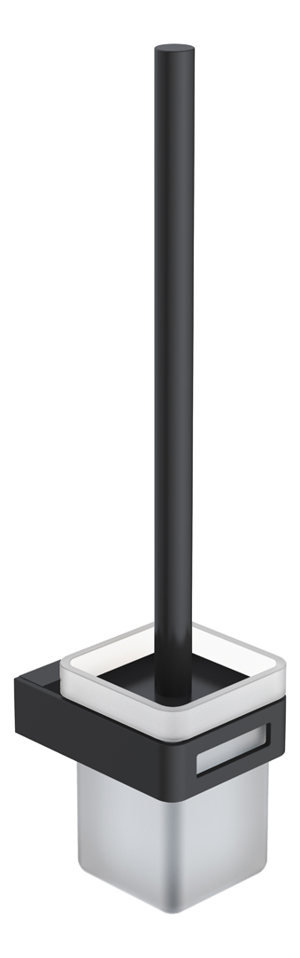 Ёршик для унитаза Boheme Q 10954-B 130×388×93 мм, цвет черный матовый — Основное изображение