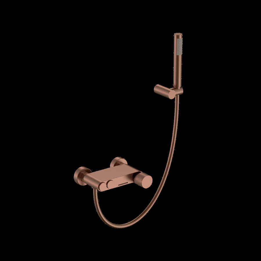 Смеситель для ванны Boheme Stick 123-BRB.2, цвет бронза брашированная