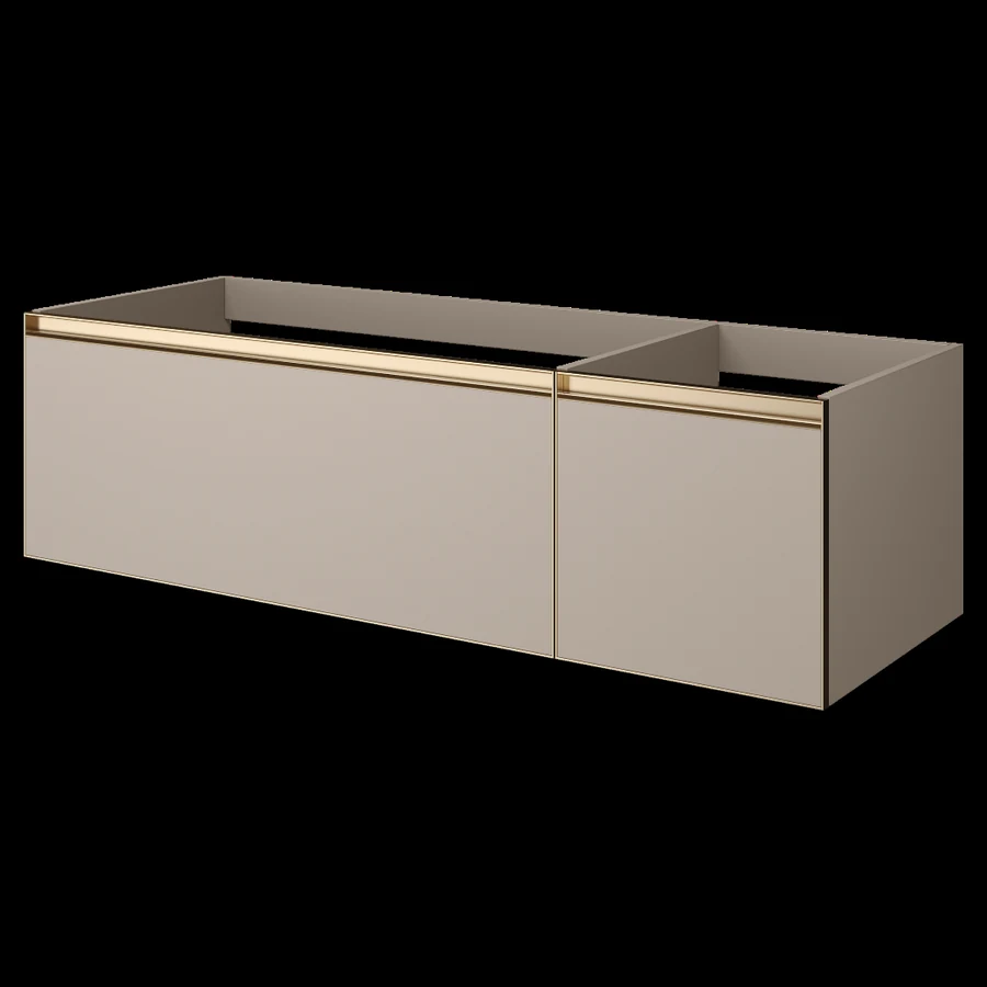 Тумба для ванной Armadi Art Quatro 790-M2-140-D-MG 140×40 см