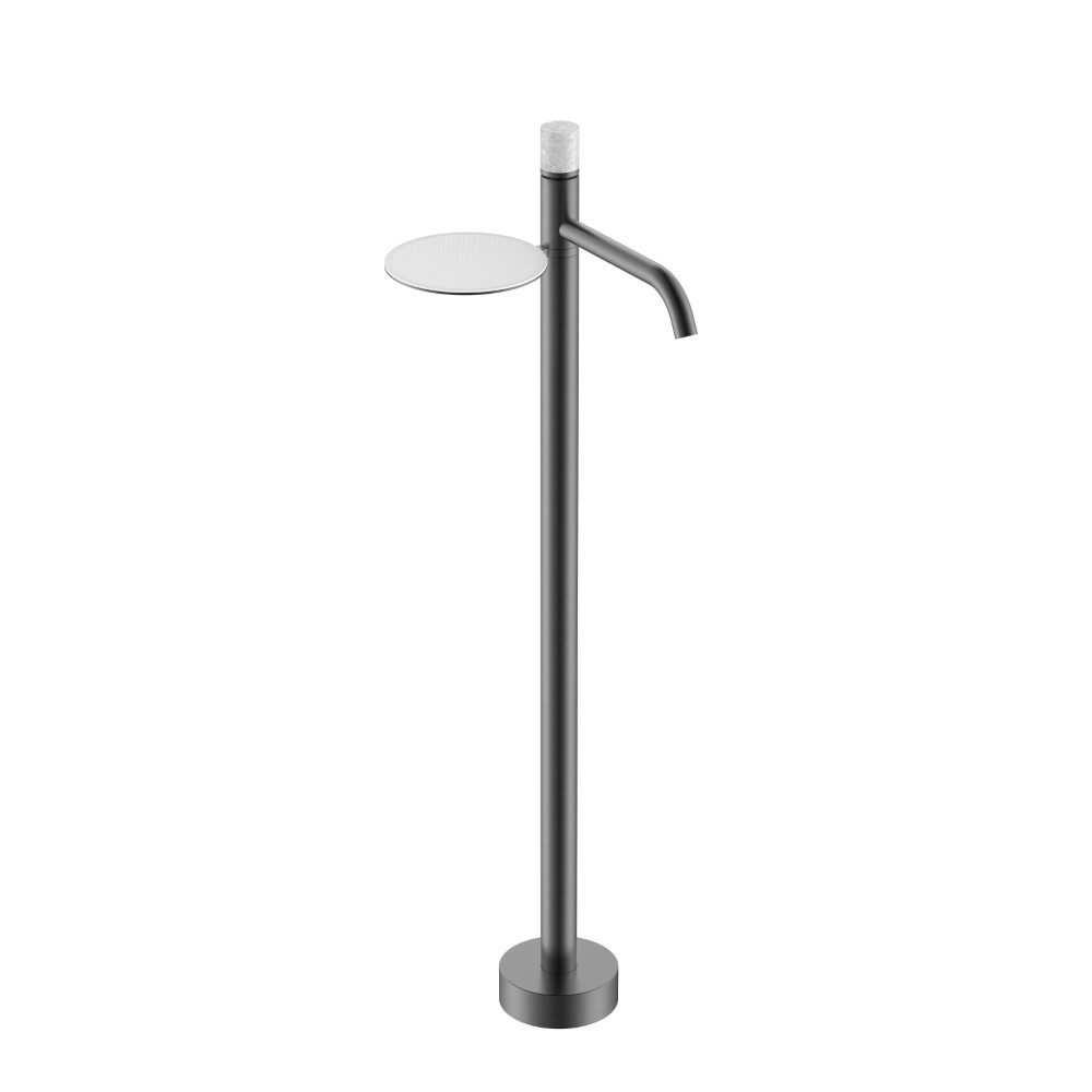 Смеситель для напольной раковины Boheme Stick 120-GM-MR-GR, цвет графитовый — Основное изображение