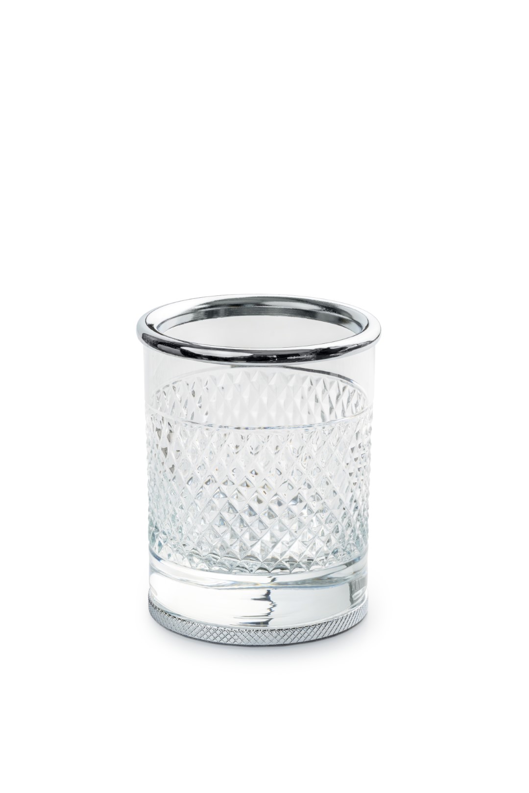 Стакан для ванной Boheme AURA_accessories 10252-CR 7×7×10 см, цвет хром — Основное изображение