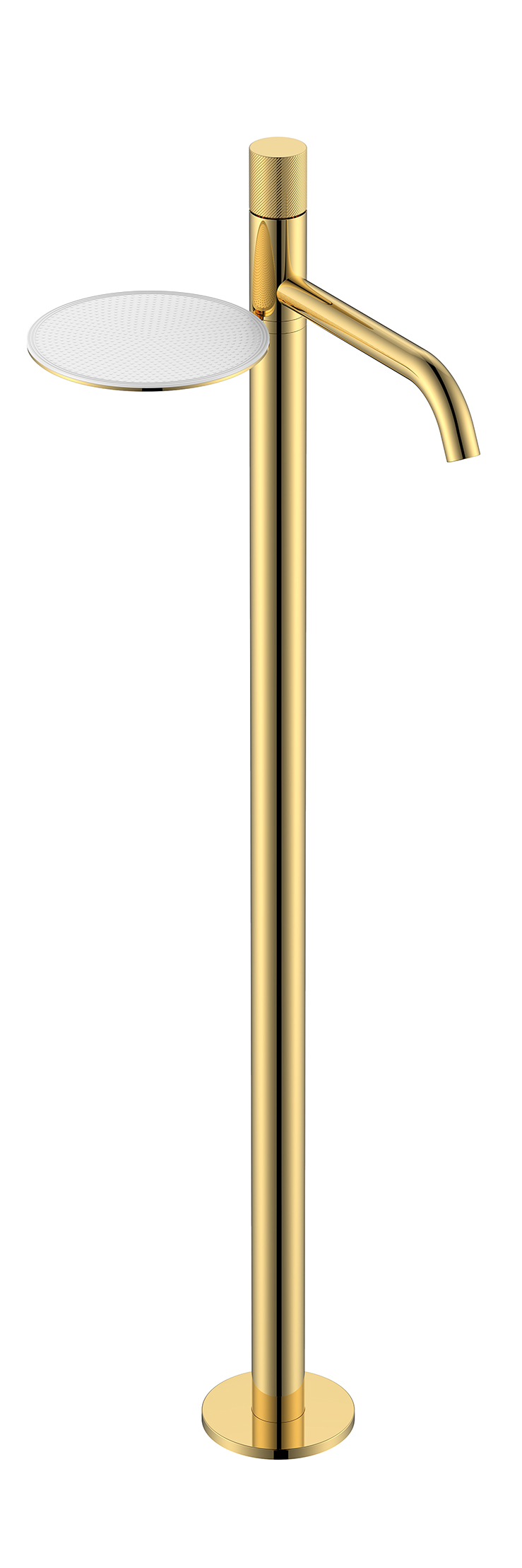 Смеситель для напольной раковины Boheme Stick 120-GG.4, цвет золото — Основное изображение