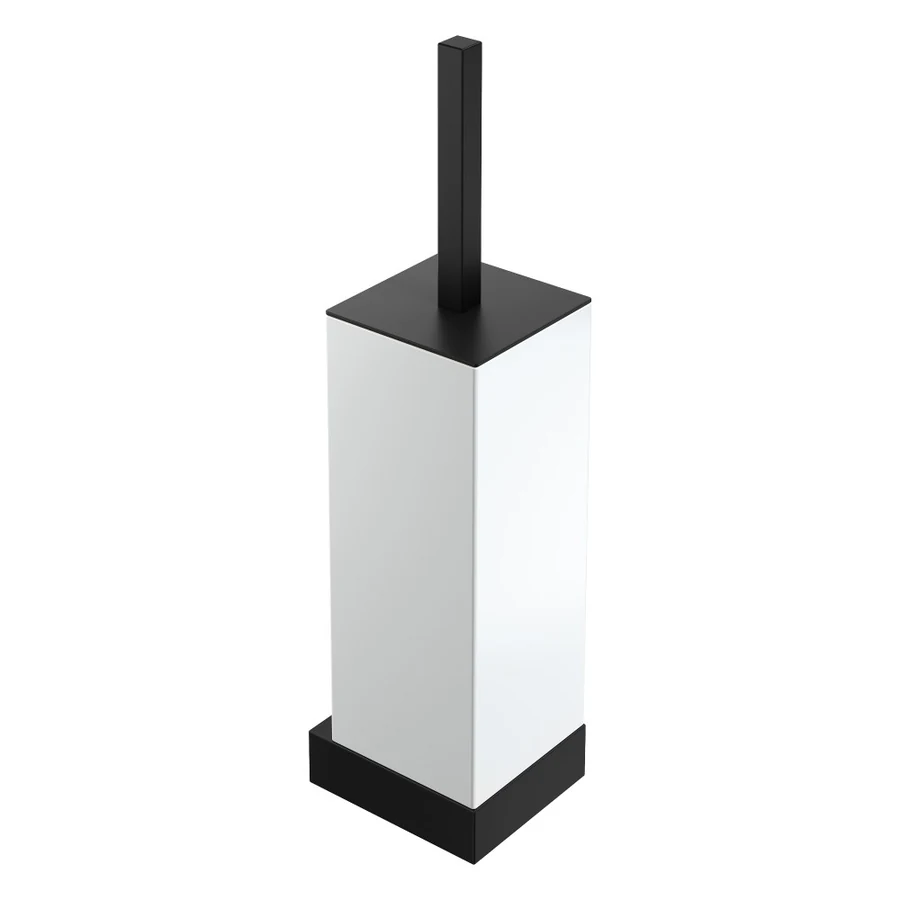 Ёршик для унитаза Boheme Qubic 10734-B, цвет черный матовый