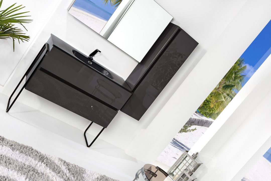 Пенал для ванной Armadi Art Vallessi 836-A GLOSSY 35×28×120 см — Основное изображение
