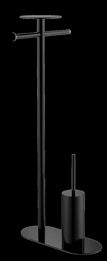 Стойка напольная для аксессуаров Boheme Доп. аксессуары 10953-B 140×348×747 мм, цвет черный матовый