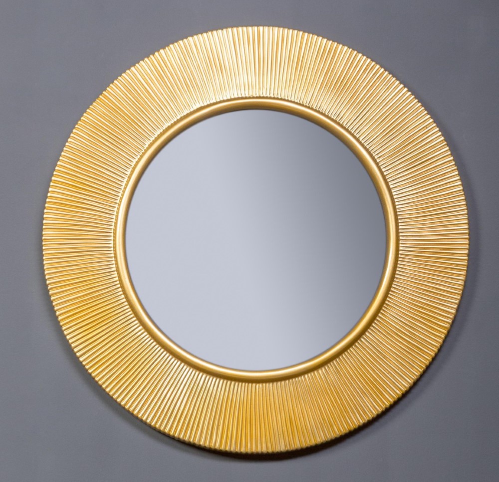 Зеркало Boheme NeoArt 528-G LIGHT 5×82×82 см, цвет золото — Основное изображение
