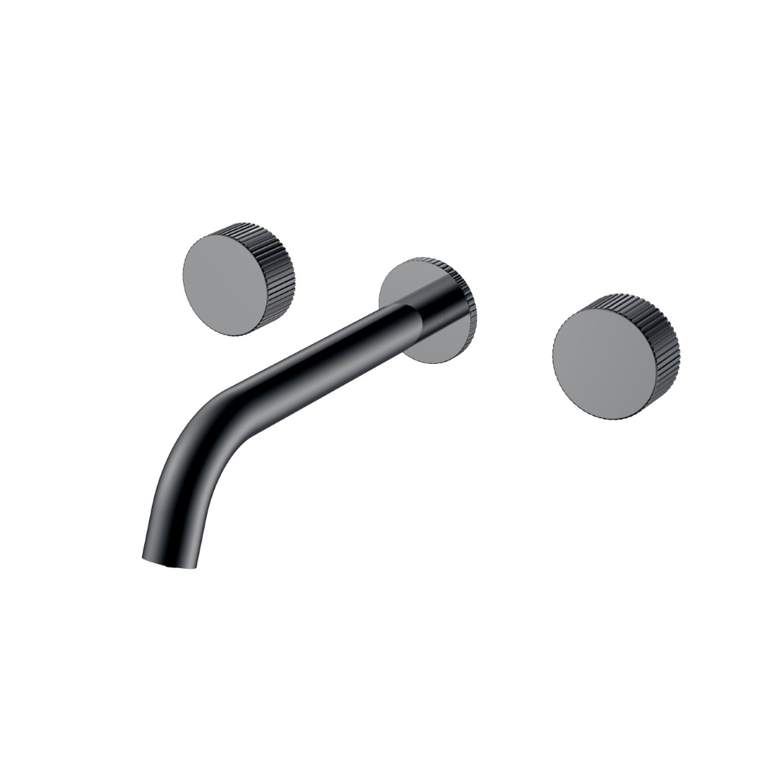 Смеситель встраиваемый Boheme Stick 152-2-SGM.3 281×242×78 мм, цвет графитовый глянцевый — Основное изображение