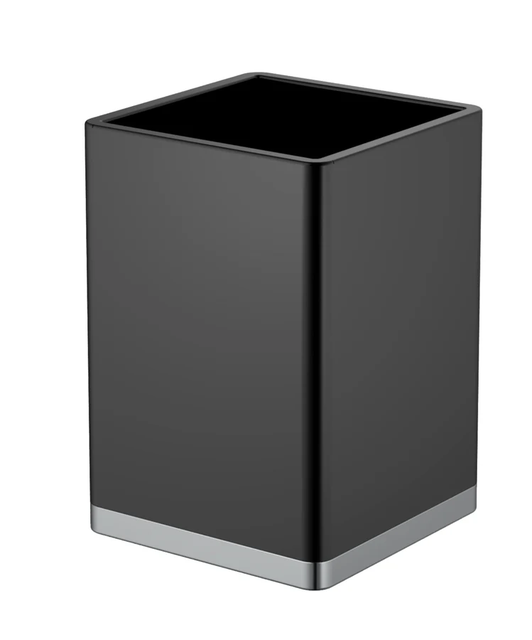 Стакан для ванной Boheme Qubic 10961-B-CR 70×101×70 мм, цвет хром