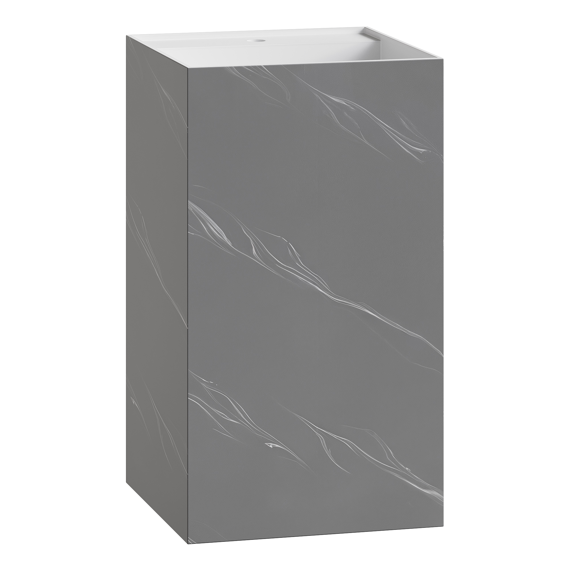 Раковина напольная Boheme Cube 802-GR 48×48×85 см — Основное изображение