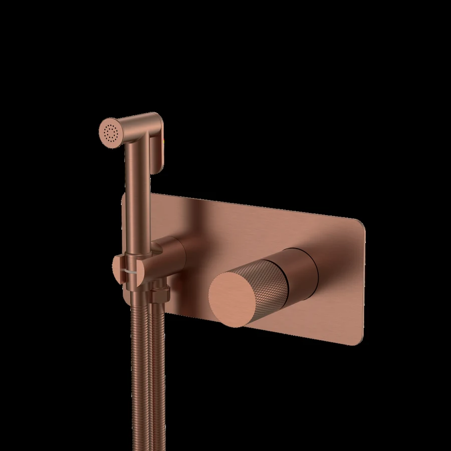 Гигиенический душ Boheme Stick 127-BRB.2 203×230×100 мм, цвет бронза брашированная