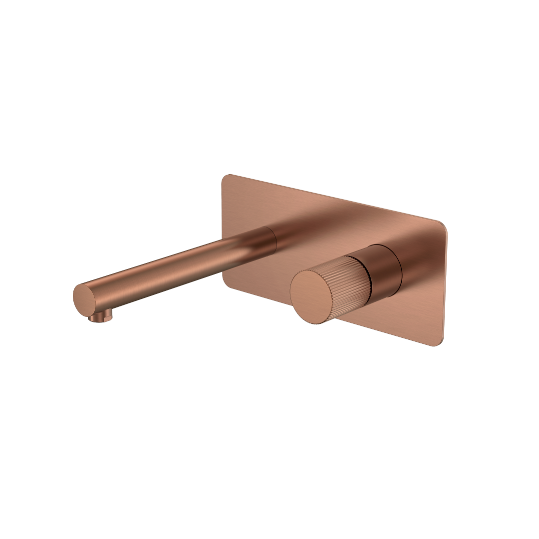 Смеситель встраиваемый Boheme Stick 125-CB.3 202×230×100 мм, цвет медь брашированная — Основное изображение