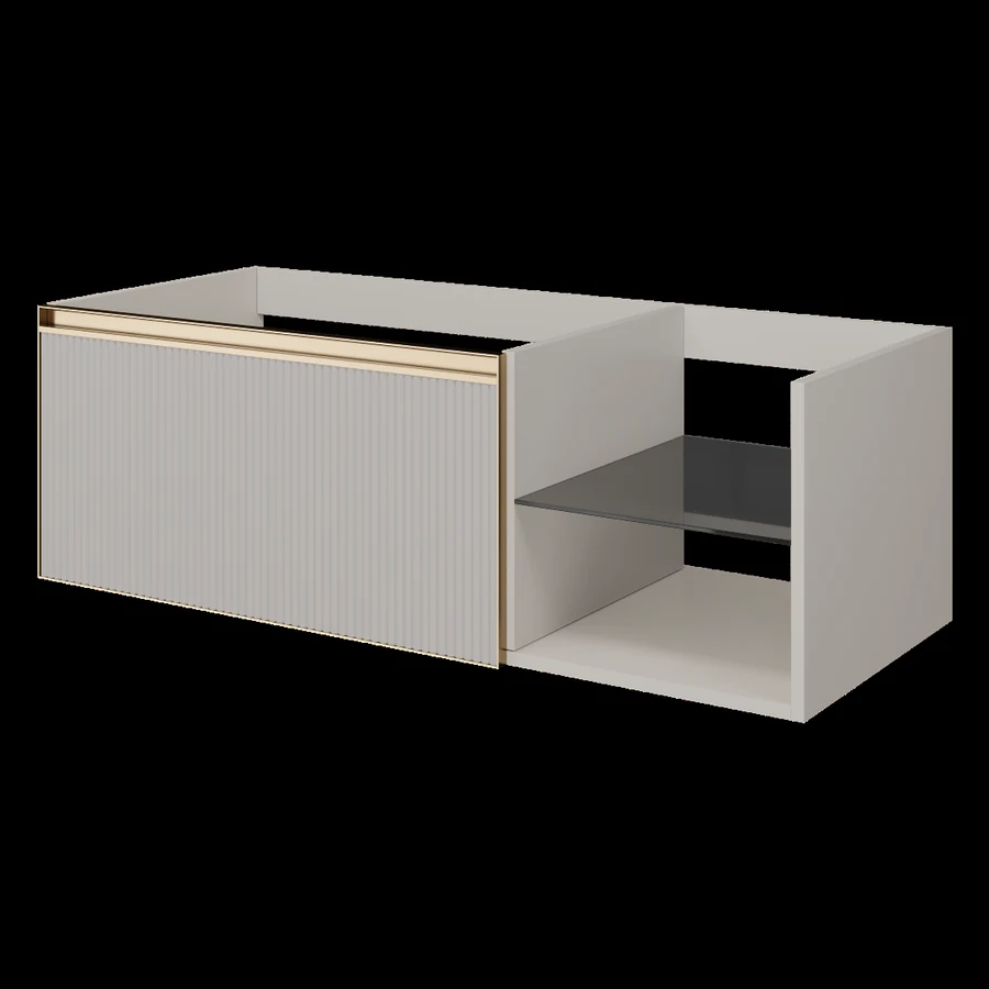 Тумба для ванной Armadi Art Quatro 790-M6-120-CM-RIB-MG 120×40 см