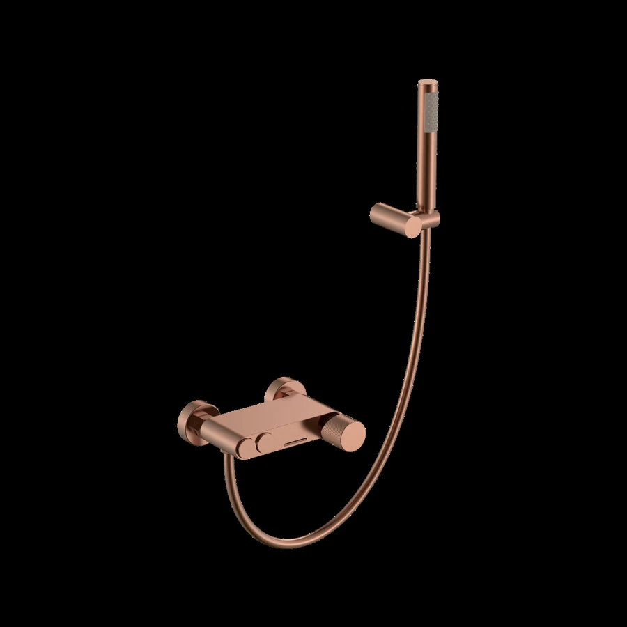 Смеситель для ванны Boheme Stick 123-CB.4, цвет медь брашированная