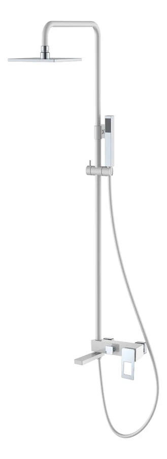 Душевая стойка Boheme Q 148-WCR 172×225×920 мм, цвет белый глянцевый