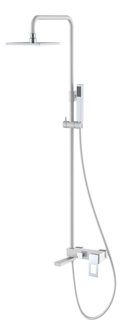 Душевая стойка Boheme Q 148-WCR 172×225×920 мм, цвет белый глянцевый — Основное изображение