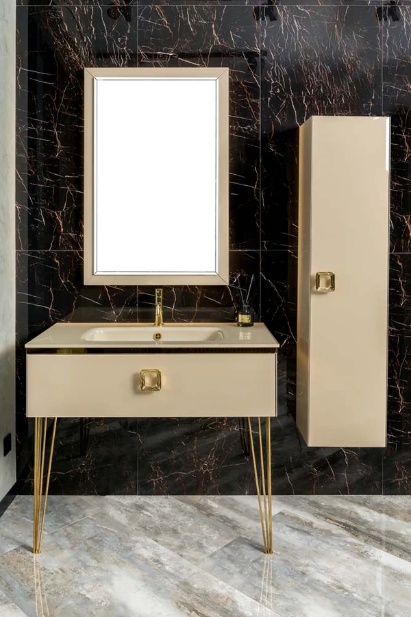 Консоль для раковины Armadi Art Lucido 770-100-CP 104×55×30 см