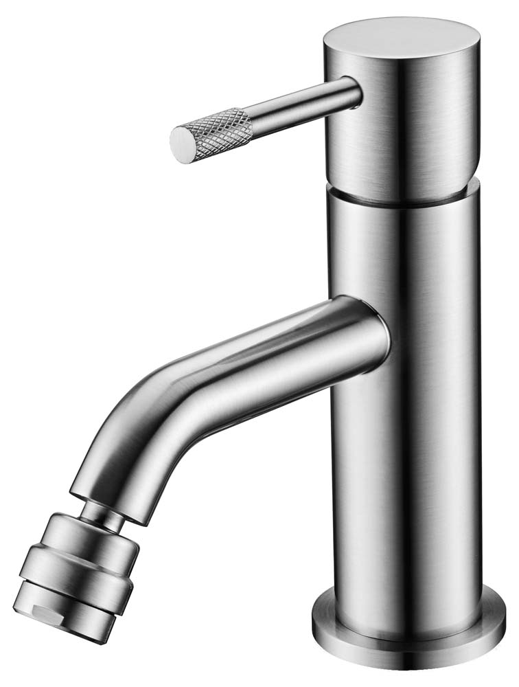 Смеситель для биде Boheme Uno 466-INOX 155×50×175 мм — Основное изображение