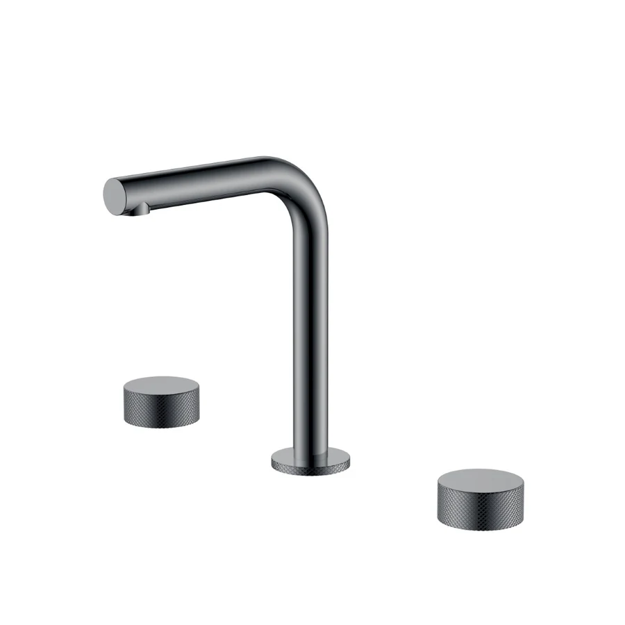 Смеситель для раковины Boheme Stick 152-SGM.2 202×345×178 мм, цвет графитовый глянцевый