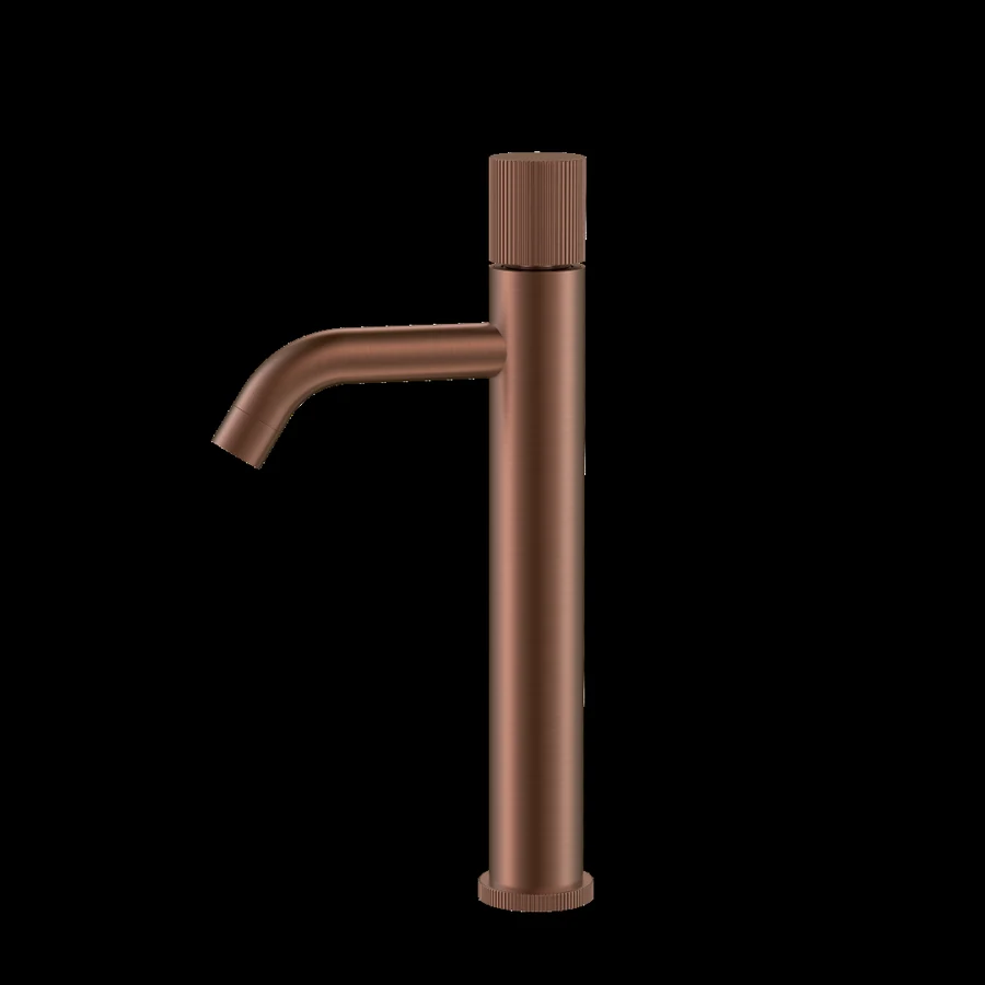 Смеситель для раковины-чаши Boheme Stick 122-BRB.3 160×45×331 мм, цвет бронза брашированная