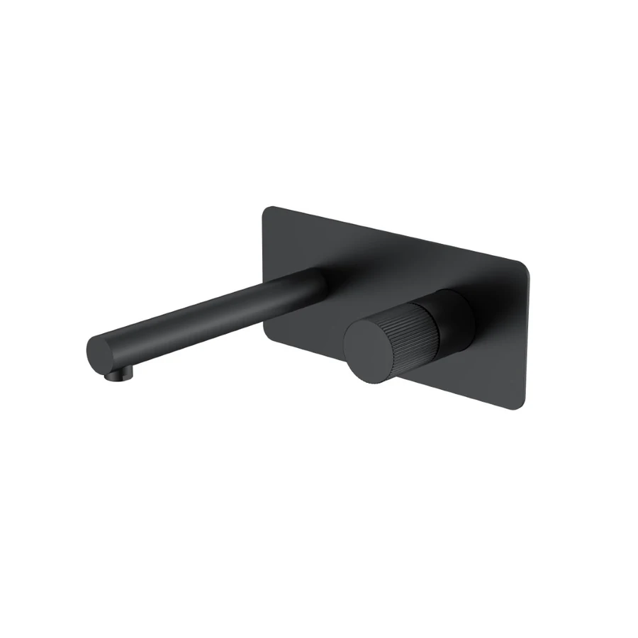 Смеситель встраиваемый Boheme Stick 125-BB.3 202×230×100 мм, цвет черный матовый