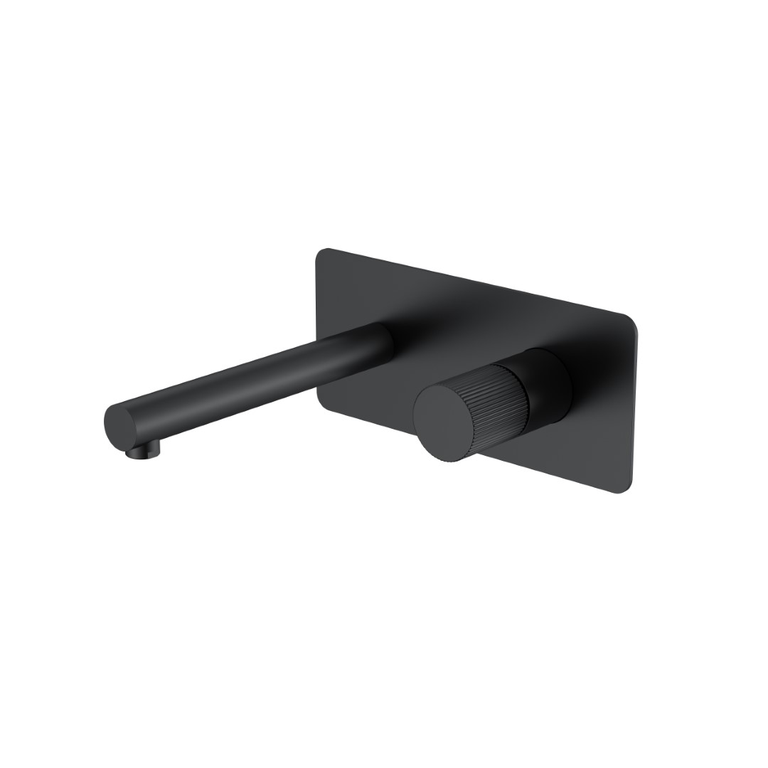 Смеситель встраиваемый Boheme Stick 125-BB.3 202×230×100 мм, цвет черный матовый — Основное изображение