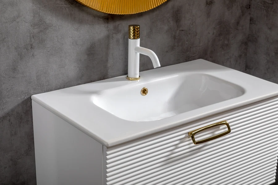 Тумба для ванной Armadi Art Vallessi Avantgarde 842-080-WG 80×46×38 см, цвет белый матовый