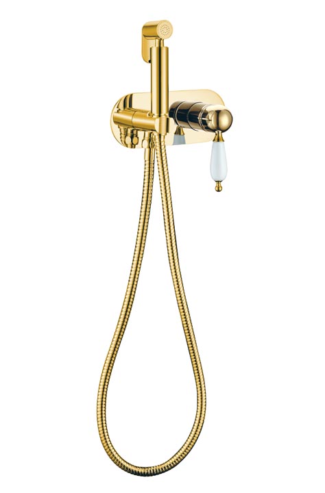 Гигиенический душ Boheme Imperiale 425 12×17×7 см, цвет золото — Основное изображение
