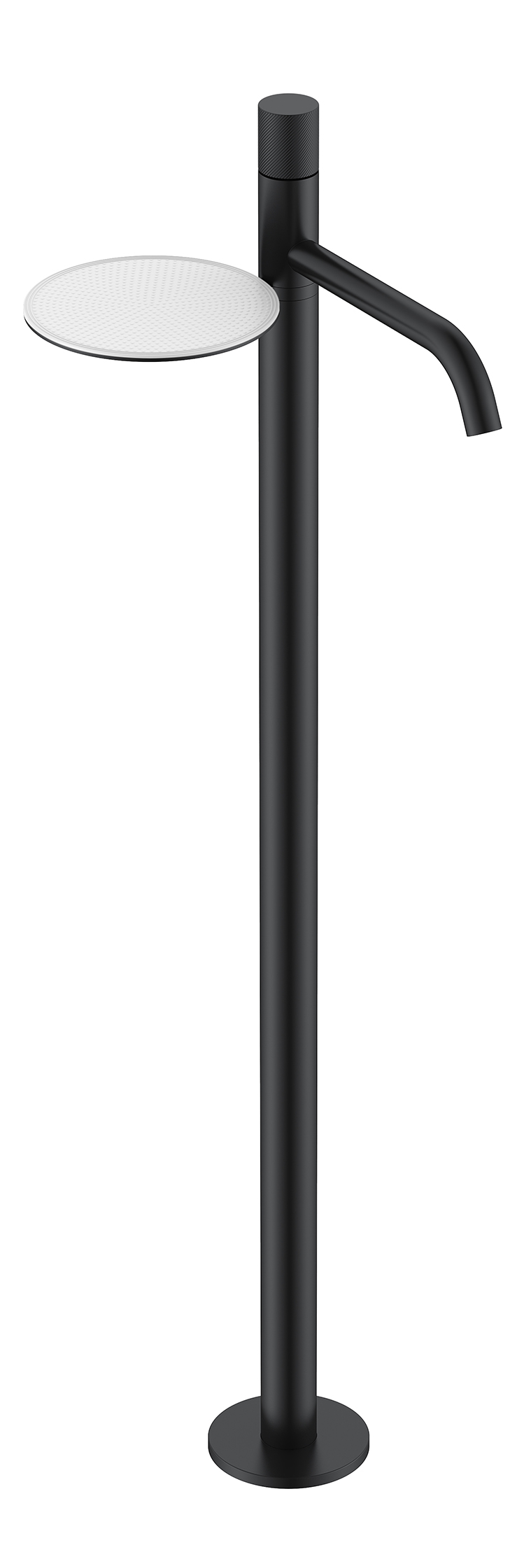 Смеситель для напольной раковины Boheme Stick 120-BB.4, цвет черный матовый — Основное изображение
