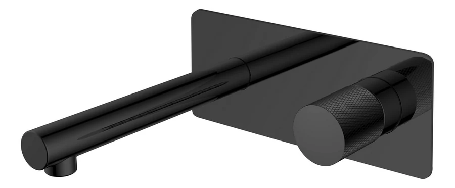 Смеситель встраиваемый Boheme Stick 125-BB.2 202×230×100 мм, цвет черный матовый