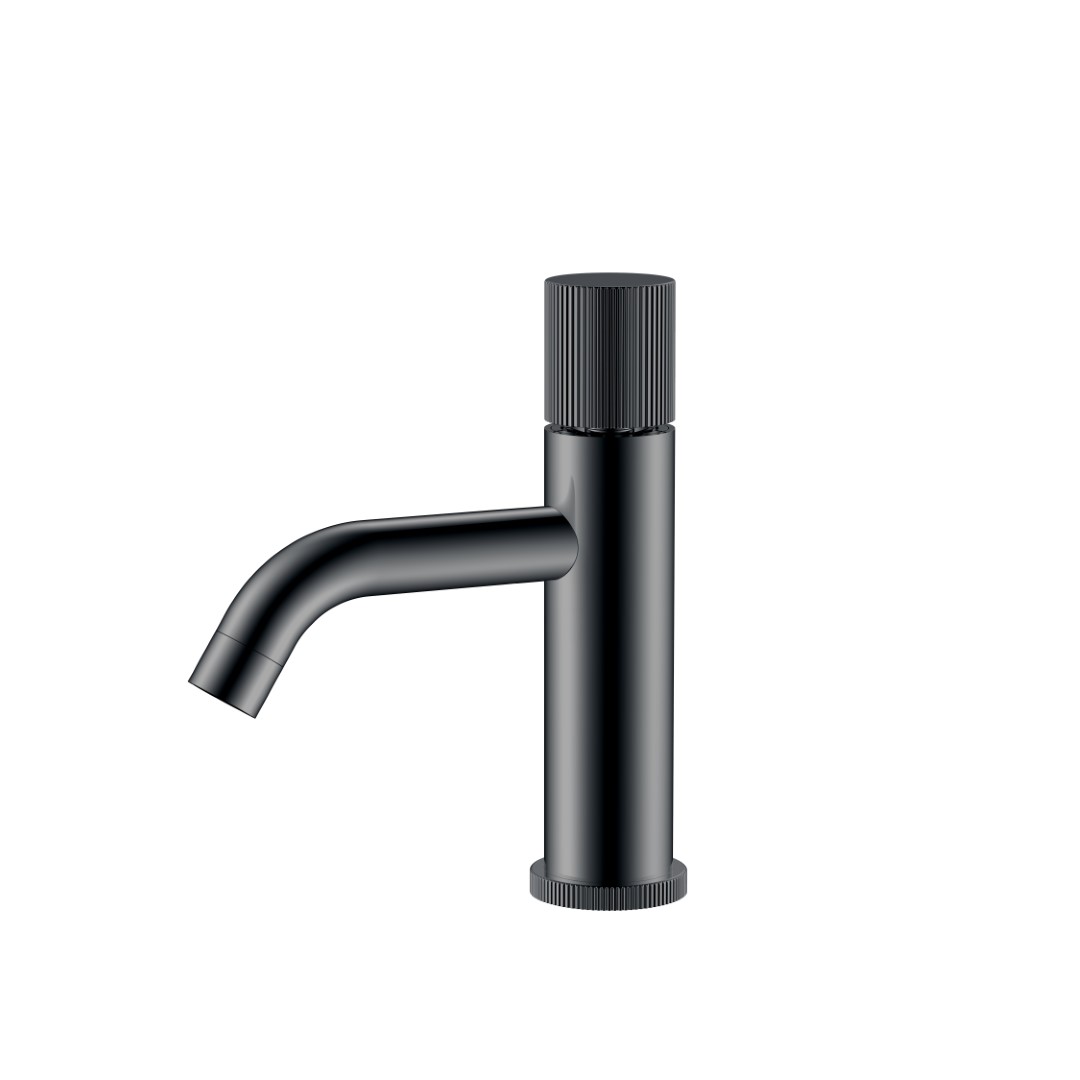 Смеситель для раковины Boheme Stick 121-SGM.3 160×45×201 мм, цвет графитовый глянцевый — Основное изображение