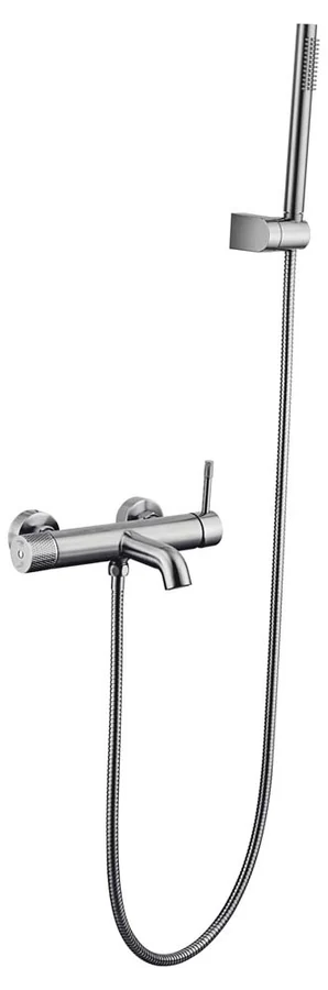 Смеситель для ванны Boheme Uno 463-INOX 188×268×96 мм