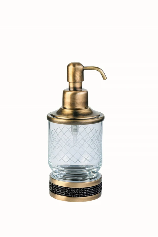 Диспенсер Boheme Royal Cristal 10929-ROYALE-BR-B 75×75×180 мм, цвет бронза