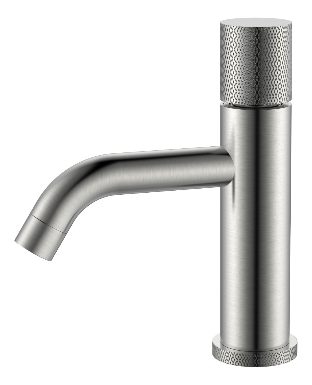 Смеситель для раковины низкий Boheme Stick 121-NB.2 160×45×201 мм, цвет никель — Основное изображение