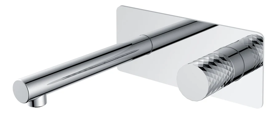 Смеситель встраиваемый Boheme Stick 125-CRCR 202×230×100 мм, цвет хром