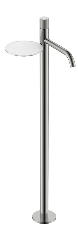 Смеситель для напольной раковины Boheme Stick 120-NB.4, цвет никель