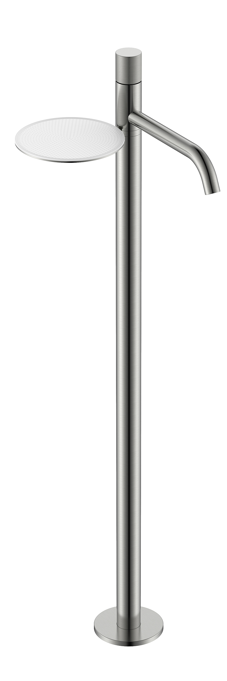 Смеситель для напольной раковины Boheme Stick 120-NB.4, цвет никель — Основное изображение