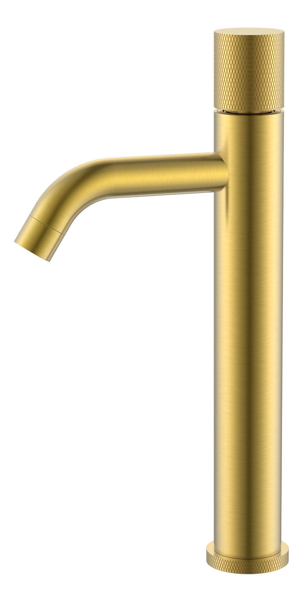 Смеситель для раковины-чаши Boheme Stick 122-MG.2 160×45×331 мм, цвет золото матовое — Основное изображение