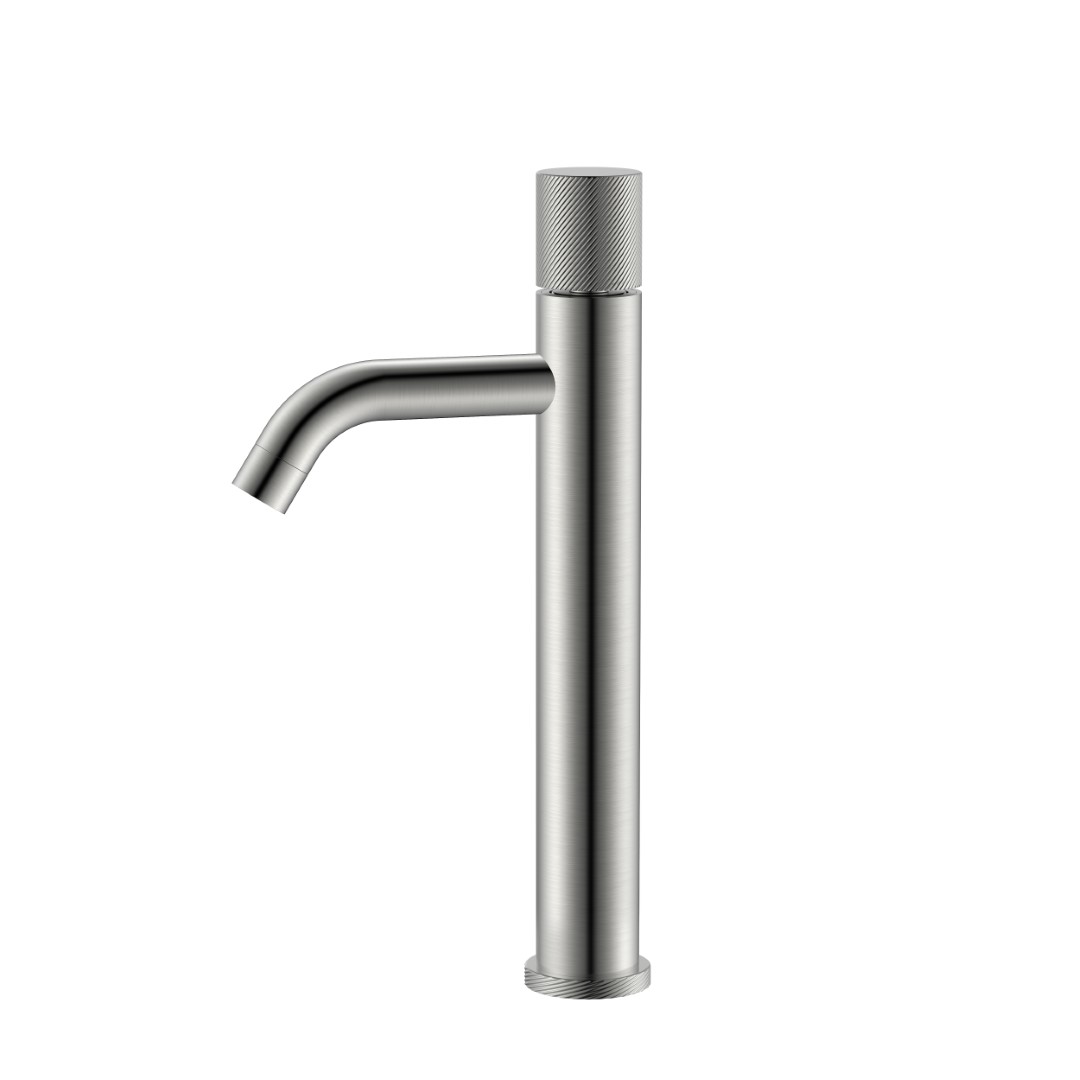 Смеситель для раковины-чаши Boheme Stick 122-NB.4 160×45×331 мм, цвет никель — Основное изображение