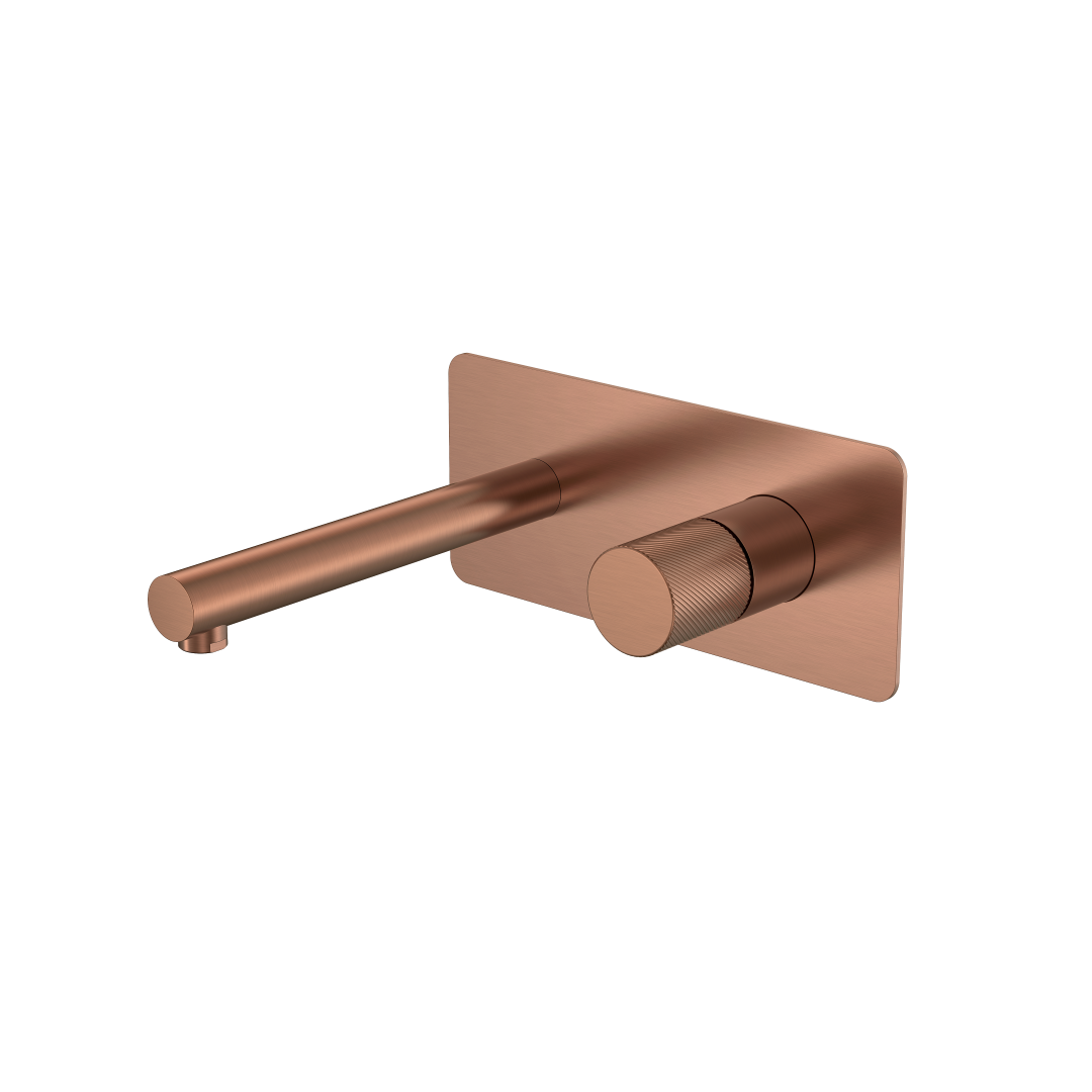 Смеситель встраиваемый Boheme Stick 125-CB.4 202×230×100 мм, цвет медь брашированная — Основное изображение