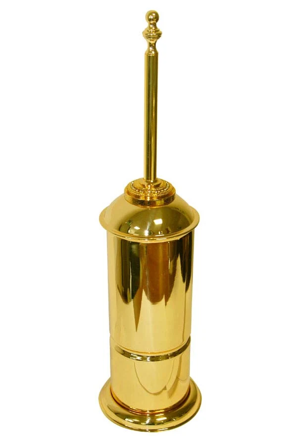 Ёршик для унитаза Boheme Imperiale 10409 115×450×115 мм, цвет золото