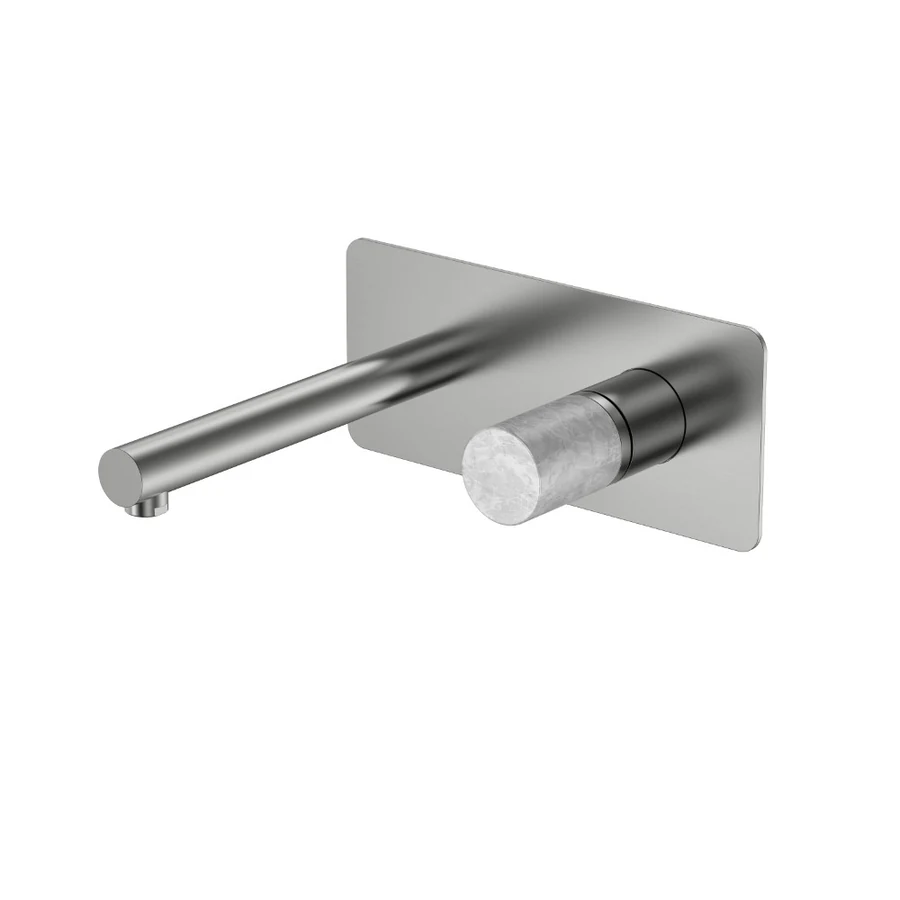 Смеситель встраиваемый Boheme Stick 125-NB-MR-GR 202×230×100 мм, цвет никель